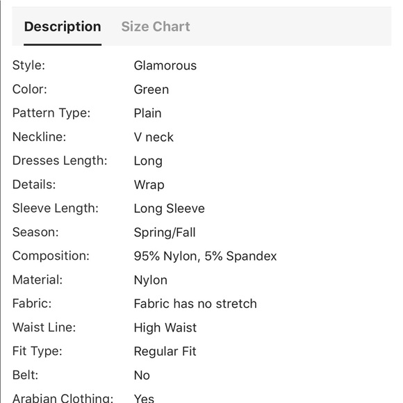 🆕Pretty green sparkle midi dress long sleeve - Picture 7 of 8